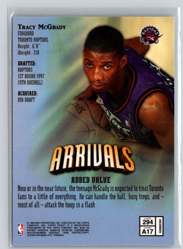 1997-98 Finest #294 Tracy McGrady K12