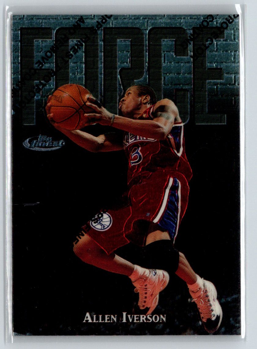 1997-98 Finest #143 Allen Iverson Embossed K12