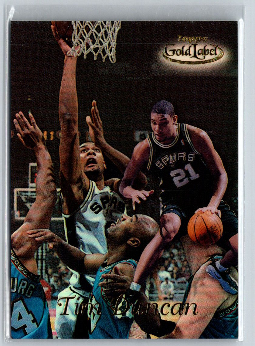 1998-99 Topps #GL7 Tim Duncan Topps Gold Label K12