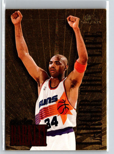 1995-96 SkyBox Premium #L8 Charles Barkley Larger Than Life K16