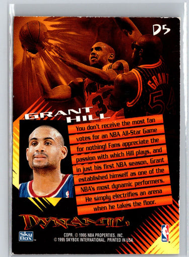 1995-96 SkyBox Premium #D5 Grant Hill Dynamic K16