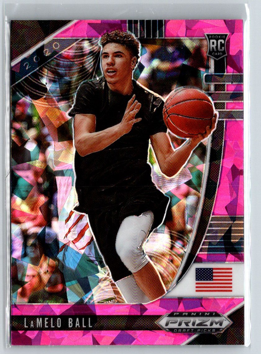 2020 Panini Prizm Draft Picks Collegiate #3 LaMelo Ball Pink Ice K17