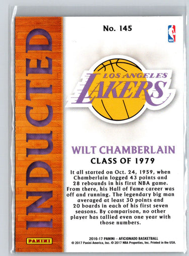 2016-17 Panini Aficionado #145 Wilt Chamberlain K17