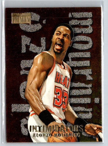 1996-97 SkyBox Premium #12 Alonzo Mourning Intimidators K17