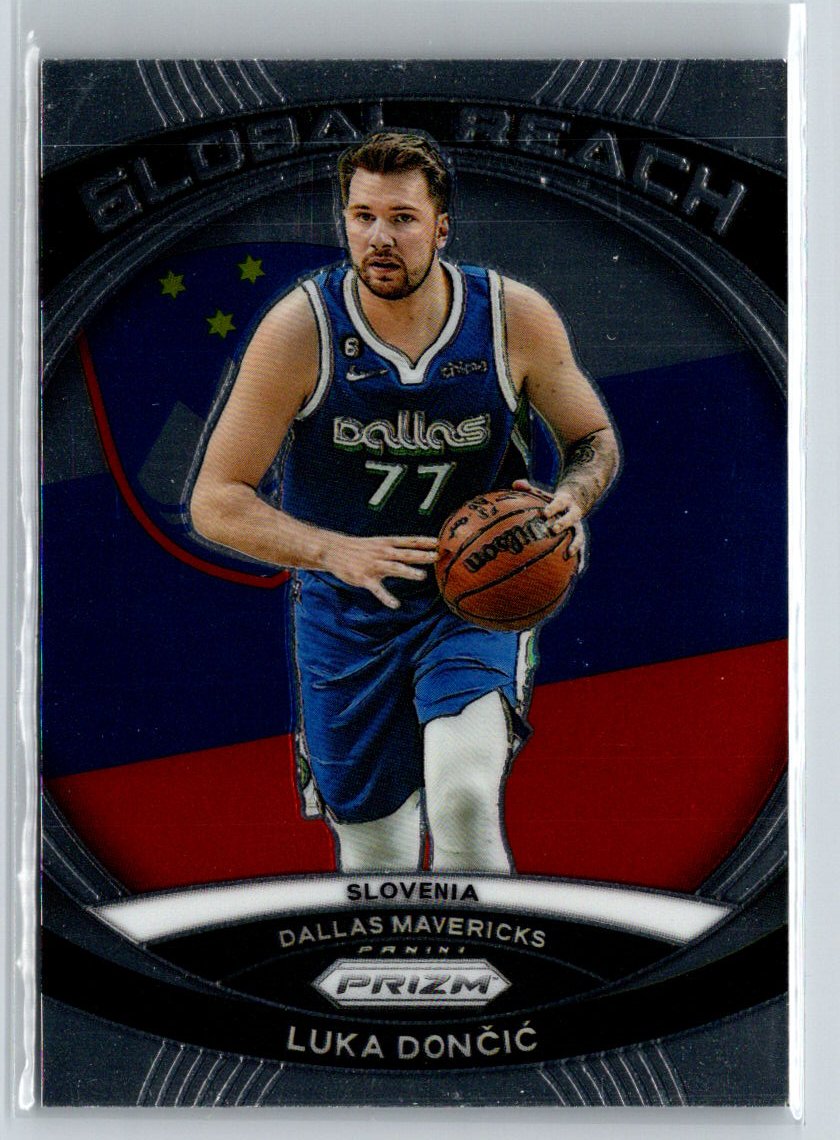 2023-24 Panini Prizm #1 Luka Doncic Global Reach K18