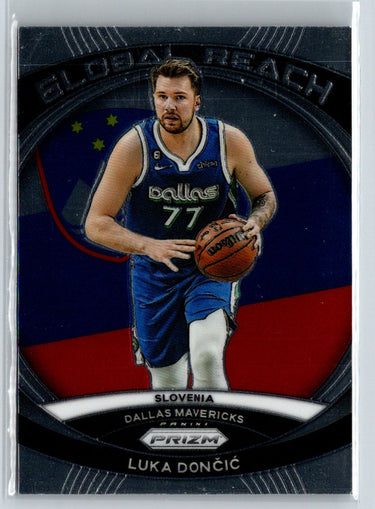 2023-24 Panini Prizm #1 Luka Doncic Global Reach K18