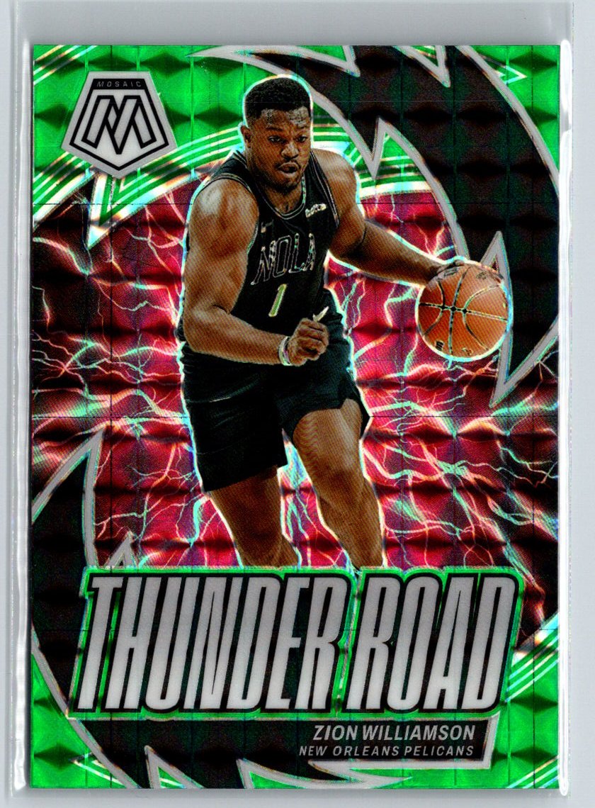 2020-21 Panini Mosaic #10 Zion Williamson Stare Masters Mosaic K18