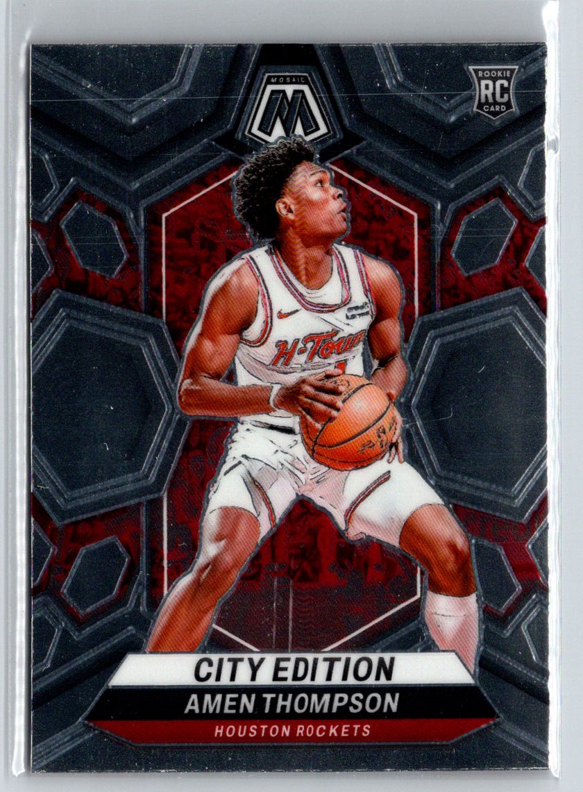 2023-24 Panini Mosaic #281 Amen Thompson City Edition K20