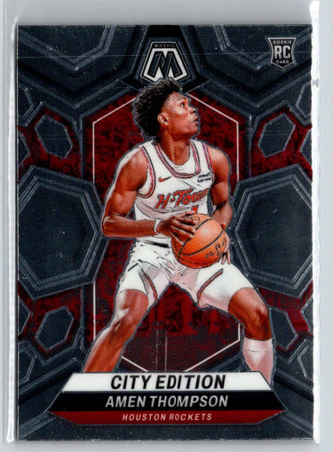 2023-24 Panini Mosaic #281 Amen Thompson City Edition K20