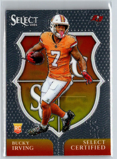 2024 Panini Select - Select Certified Rookies #21 Bucky Irving K20