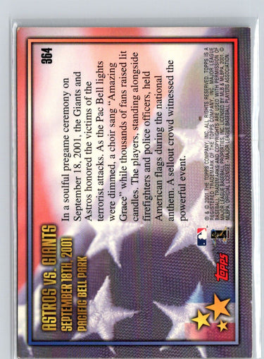 2002 Topps #364 Astros vs. Giants K20