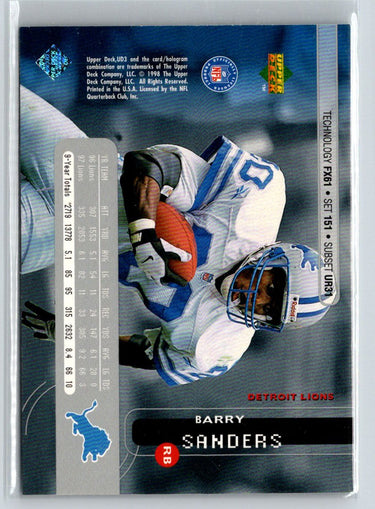 1998 Upper Deck UD3 #151 Barry Sanders K21