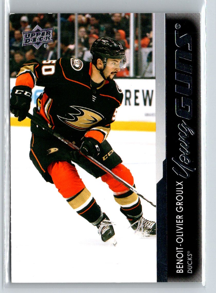 2021-22 Upper Deck #478 Benoit-Olivier Groulx K21