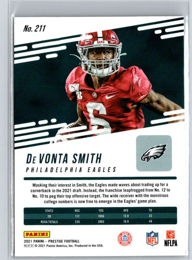 2021 Panini Prestige #211 DeVonta Smith K21