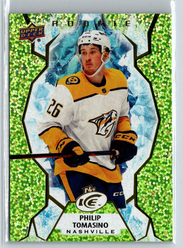 2021-22 Upper Deck Ice #107 Philip Tomasino Green K22