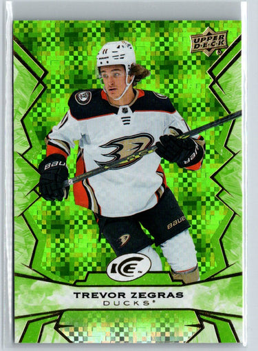 2022-23 Upper Deck Ice #44 Trevor Zegras Green K22