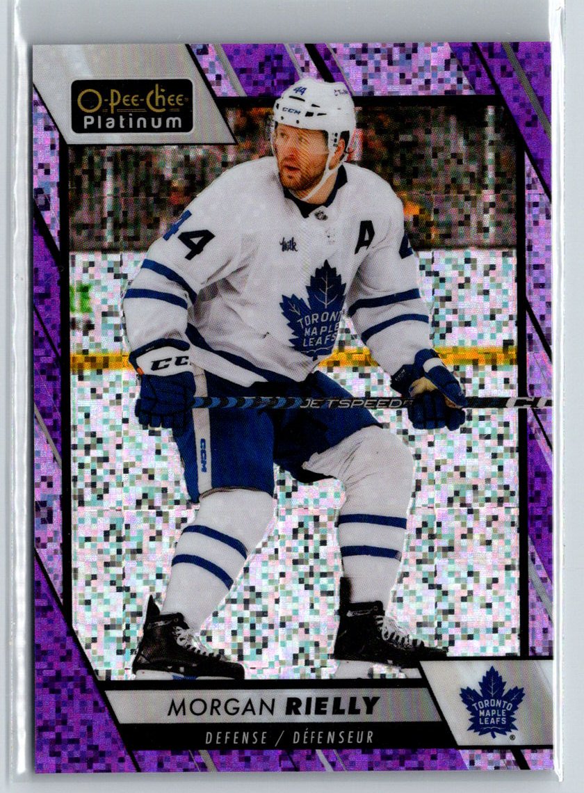 2023-24 O-Pee-Chee Platinum #152 Morgan Rielly Violet Pixels #/299 K22