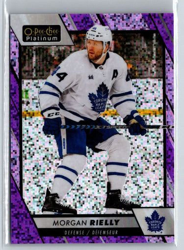 2023-24 O-Pee-Chee Platinum #152 Morgan Rielly Violet Pixels #/299 K22