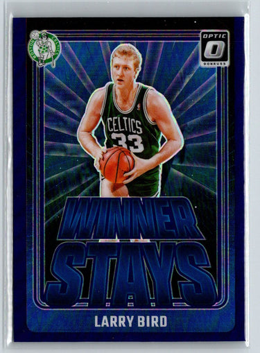 2024-25 Donruss Optic #19 Larry Bird Winner Stays Purple K23