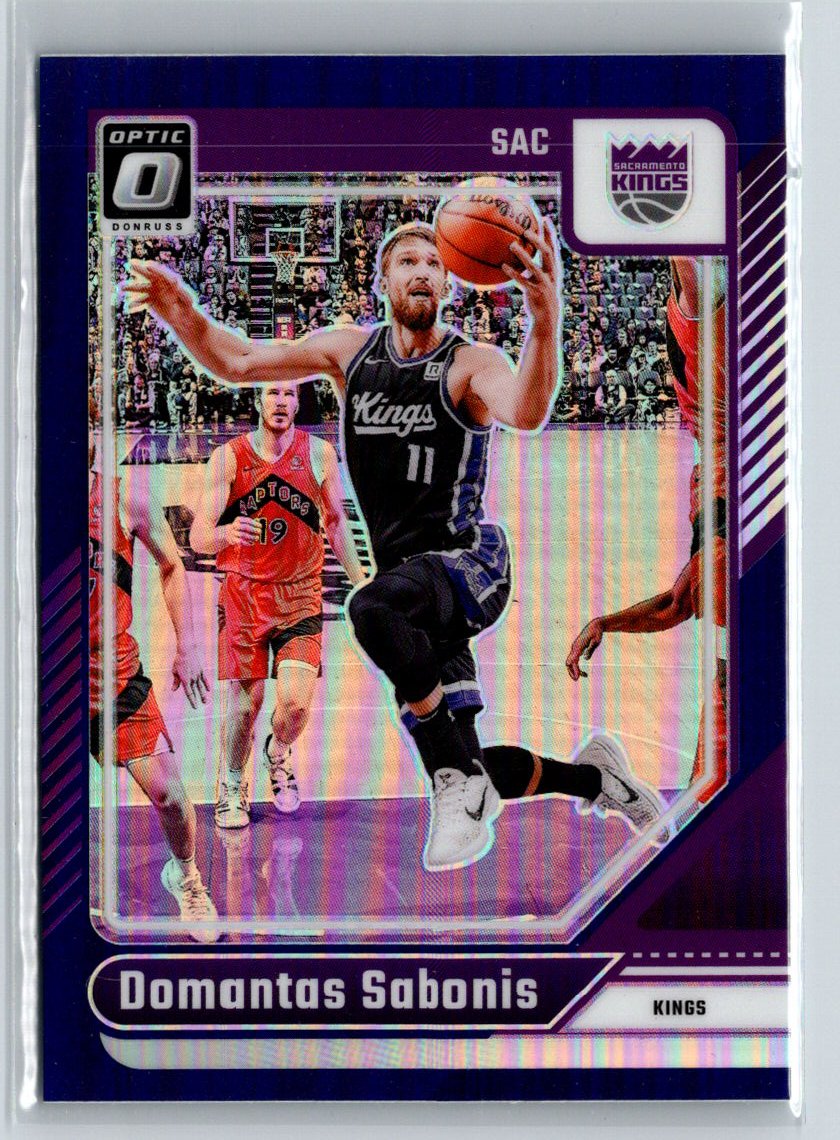 2024-25 Donruss Optic #64 Domantas Sabonis Purple K24