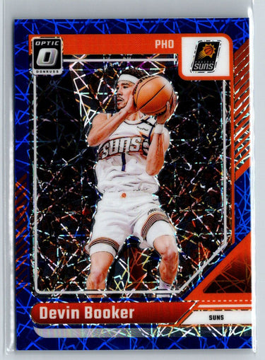 2024-25 Donruss Optic #11 Devin Booker Blue Velocity K24