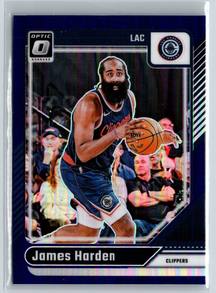 2024-25 Donruss Optic #211 James Harden Purple K24