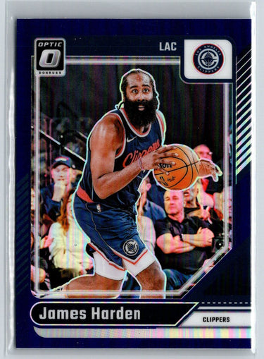 2024-25 Donruss Optic #211 James Harden Purple K24