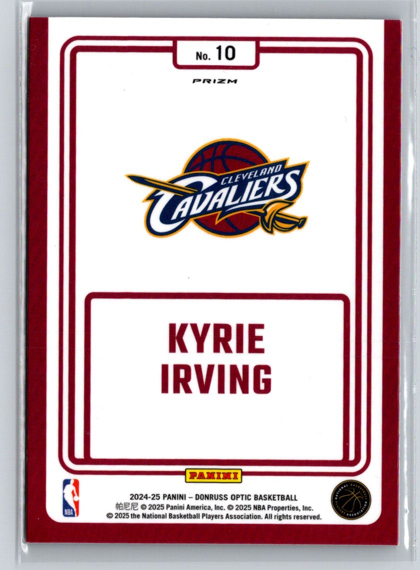 2024-25 Donruss Optic #10 Kyrie Irving Winner Stays Purple K25