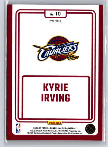 2024-25 Donruss Optic #10 Kyrie Irving Winner Stays Purple K25