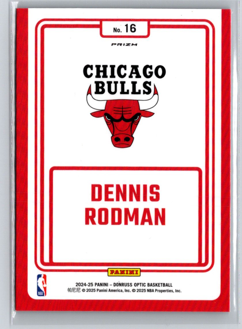 2024-25 Donruss Optic #16 Dennis Rodman Winner Stays Purple K25