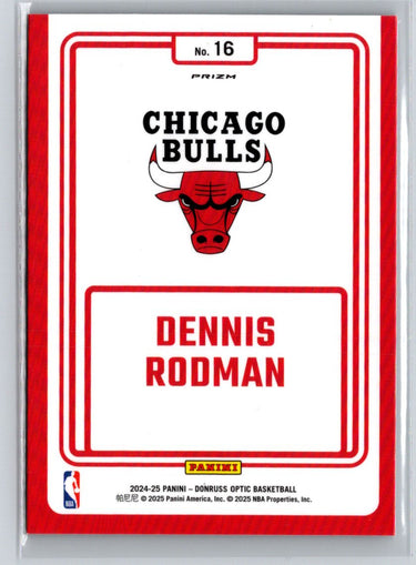 2024-25 Donruss Optic #16 Dennis Rodman Winner Stays Purple K25