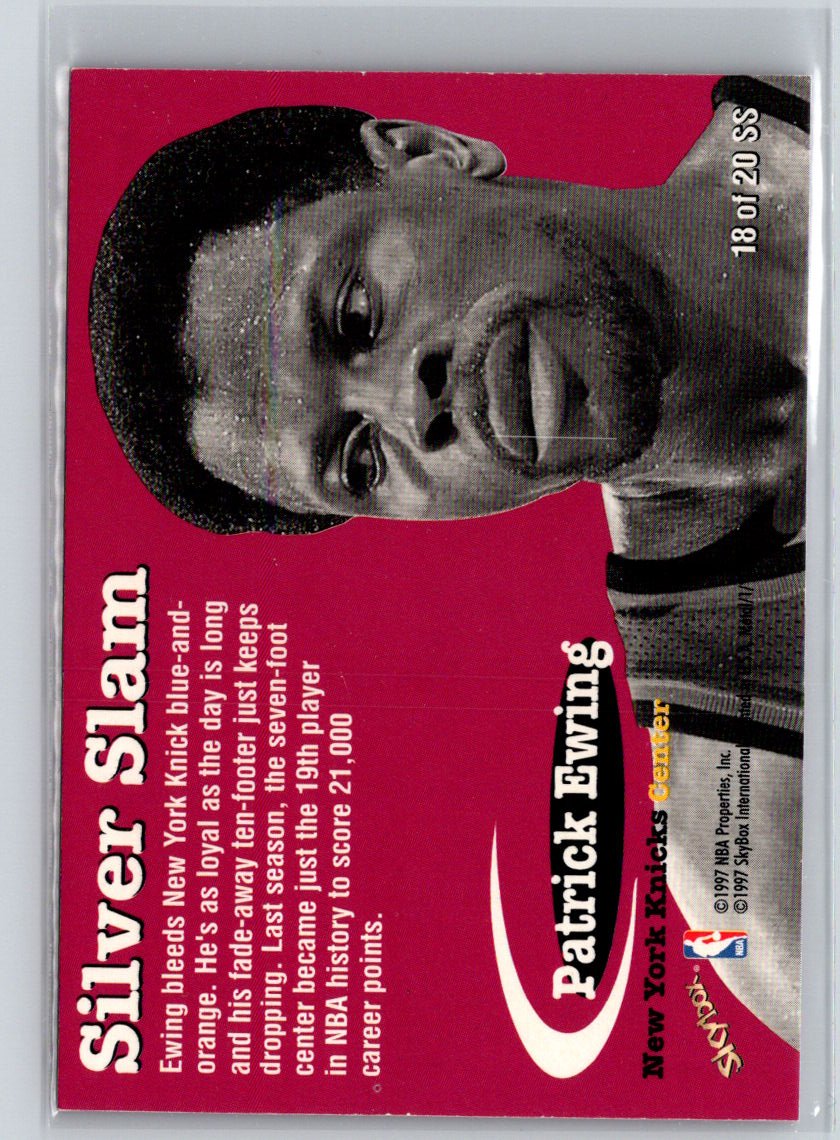 1997-98 Metal Universe #18 SS Patrick Ewing Silver Slam K26