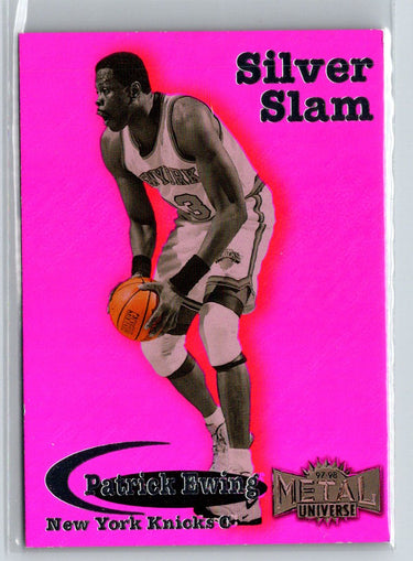 1997-98 Metal Universe #18 SS Patrick Ewing Silver Slam K26