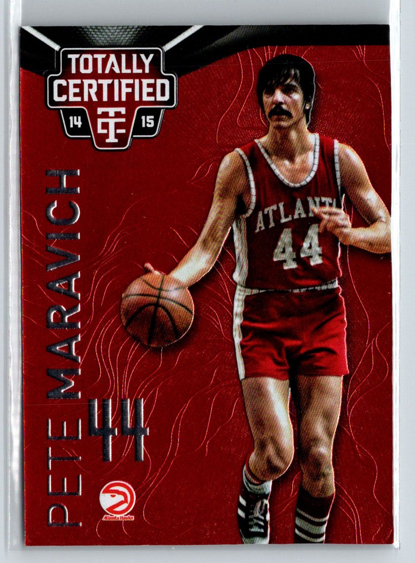 2014-15 Panini Totally Certified #136b Pete Maravich Platinum Red #/279 K26