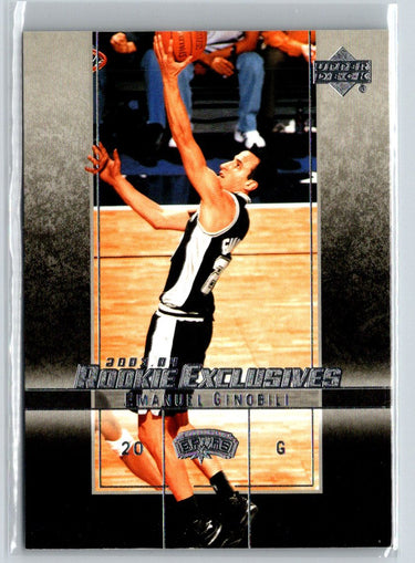 2003-04 Upper Deck Rookie Exclusives #38 Manu Ginobili K27