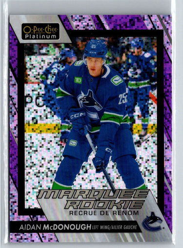 2023-24 O-Pee-Chee Platinum #247 Aidan McDonough Violet Pixels #/299 K27