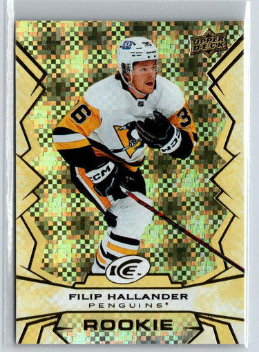 2022-23 Upper Deck Ice #129 Filip Hallander Gold K27
