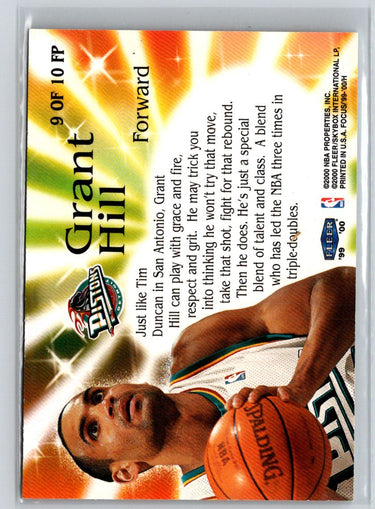 1999-00 Fleer Focus #9 FP Grant Hill Focus Pocus K32