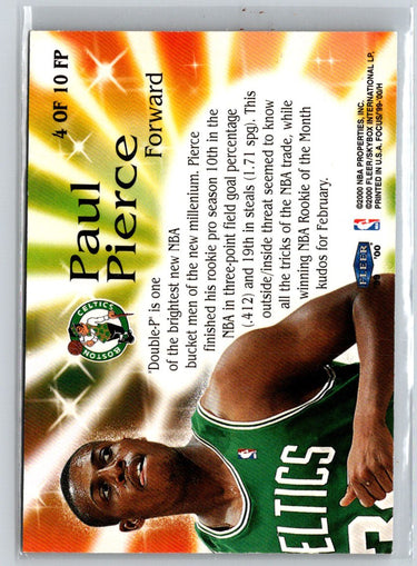 1999-00 Fleer Focus #4 FP Paul Pierce Focus Pocus K32