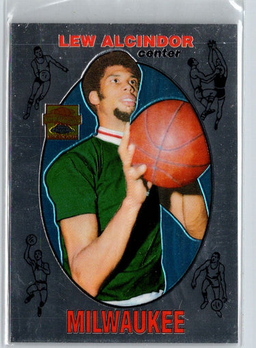 2001-02 Topps Chrome #1 Lew Alcindor Kareem Abdul-Jabbar Reprints K32