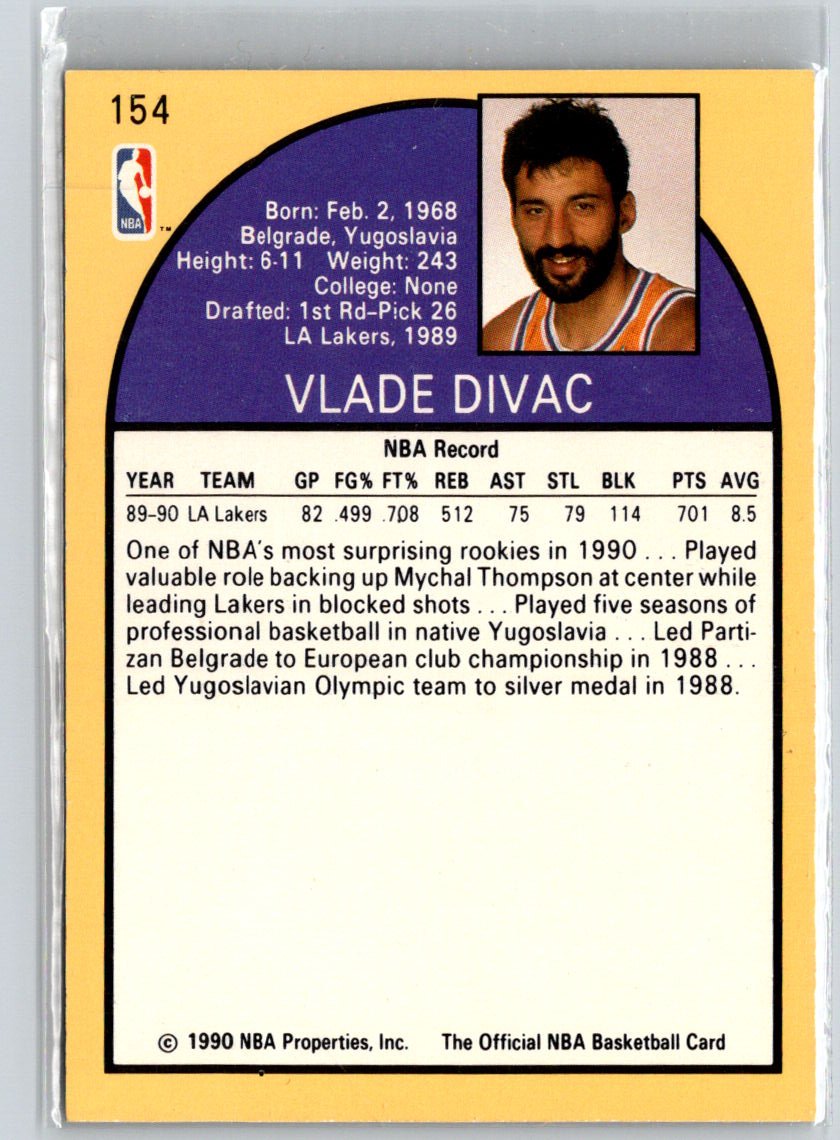 1990-91 Hoops #154 Vlade Divac K33