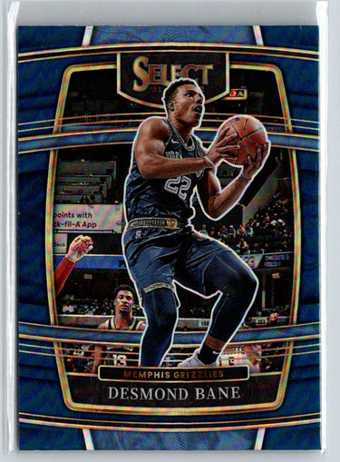 2021-22 Panini Select #63 Desmond Bane Blue Prizms K33