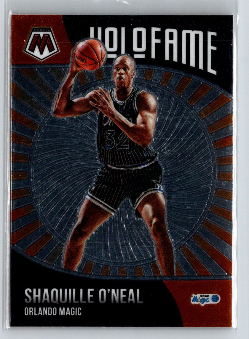 2020-21 Panini Mosaic #3 Shaquille O'Neal HoloFame K34