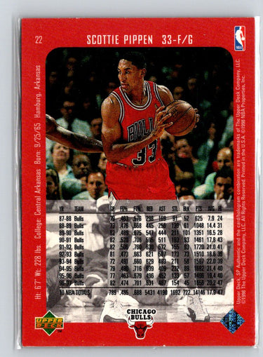 1997-98 SP Authentic #22 Scottie Pippen K34