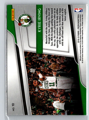 2018-19 Panini Prizm #10 Kyrie Irving Get Hyped! K35