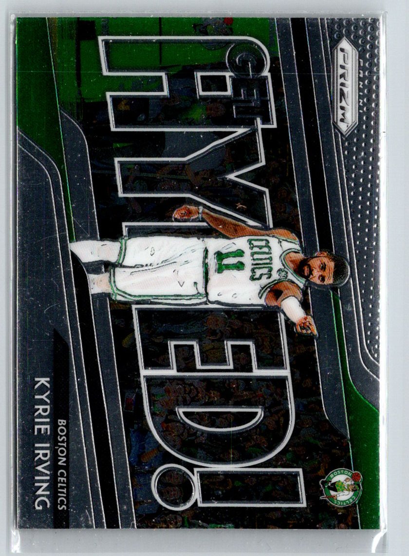 2018-19 Panini Prizm #10 Kyrie Irving Get Hyped! K35