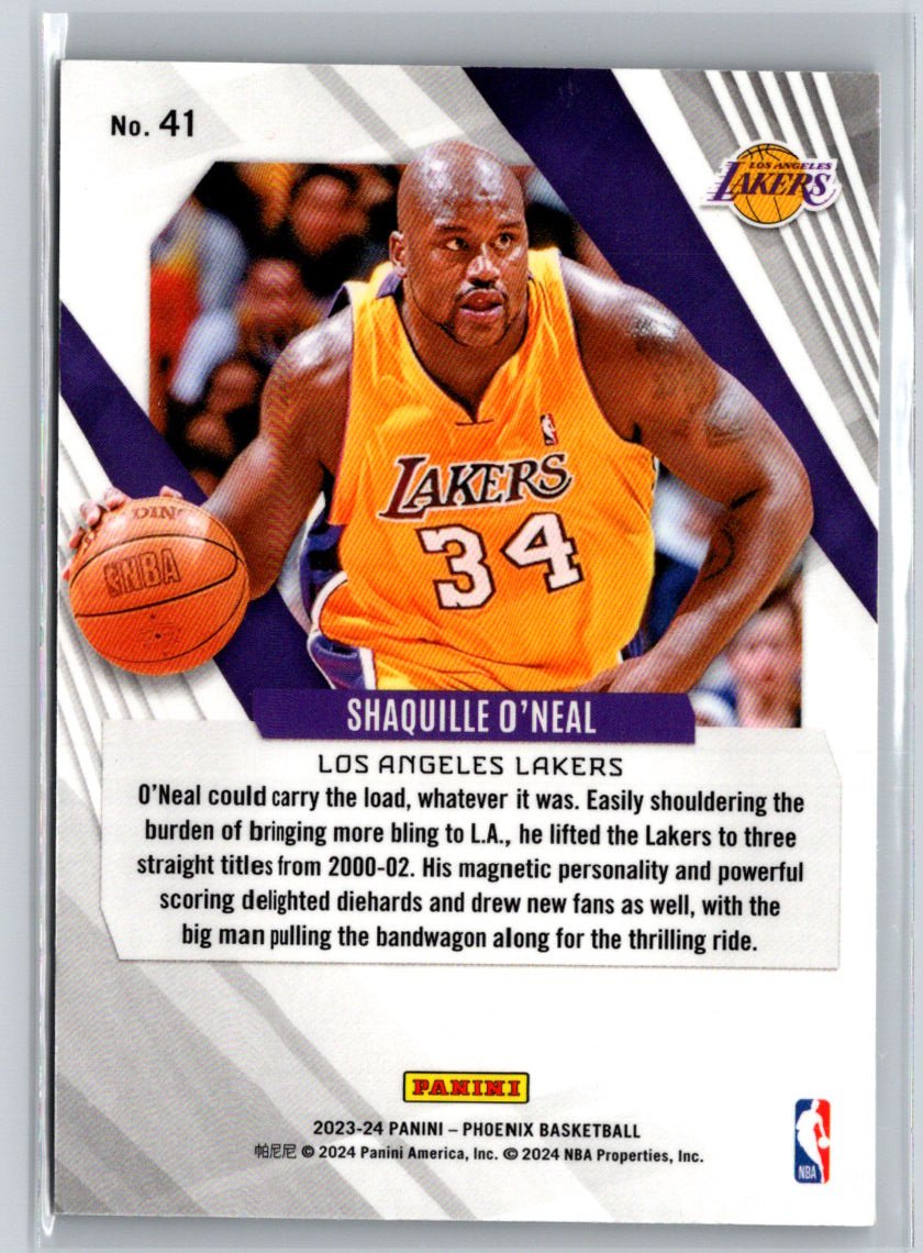 2023-24 Panini Phoenix #41 Shaquille O'Neal K35