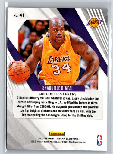 2023-24 Panini Phoenix #41 Shaquille O'Neal K35