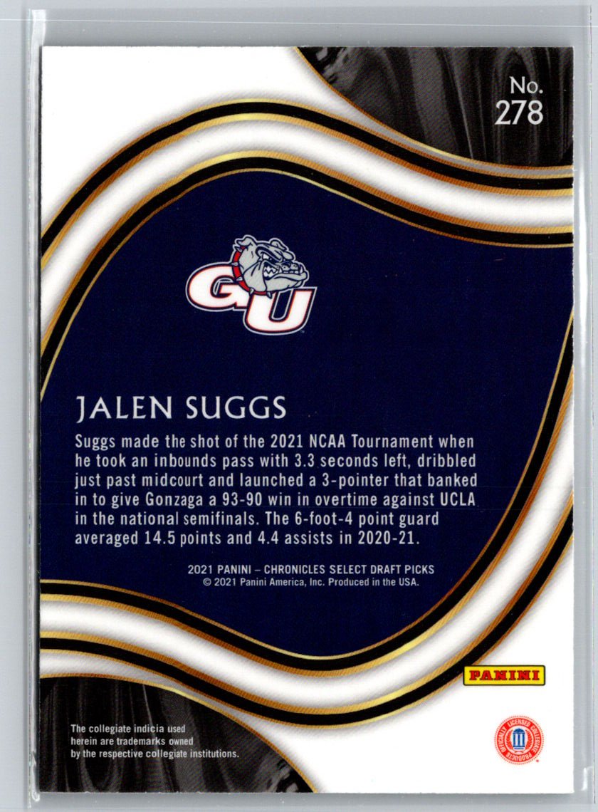 2021 Panini Chronicles Draft Picks #278 Jalen Suggs K36