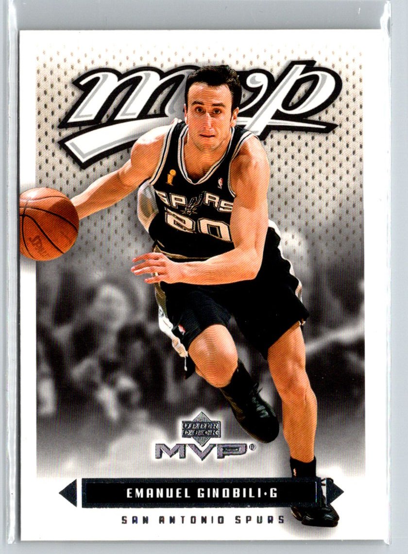 2003-04 Upper Deck MVP #167 Manu Ginobili K36